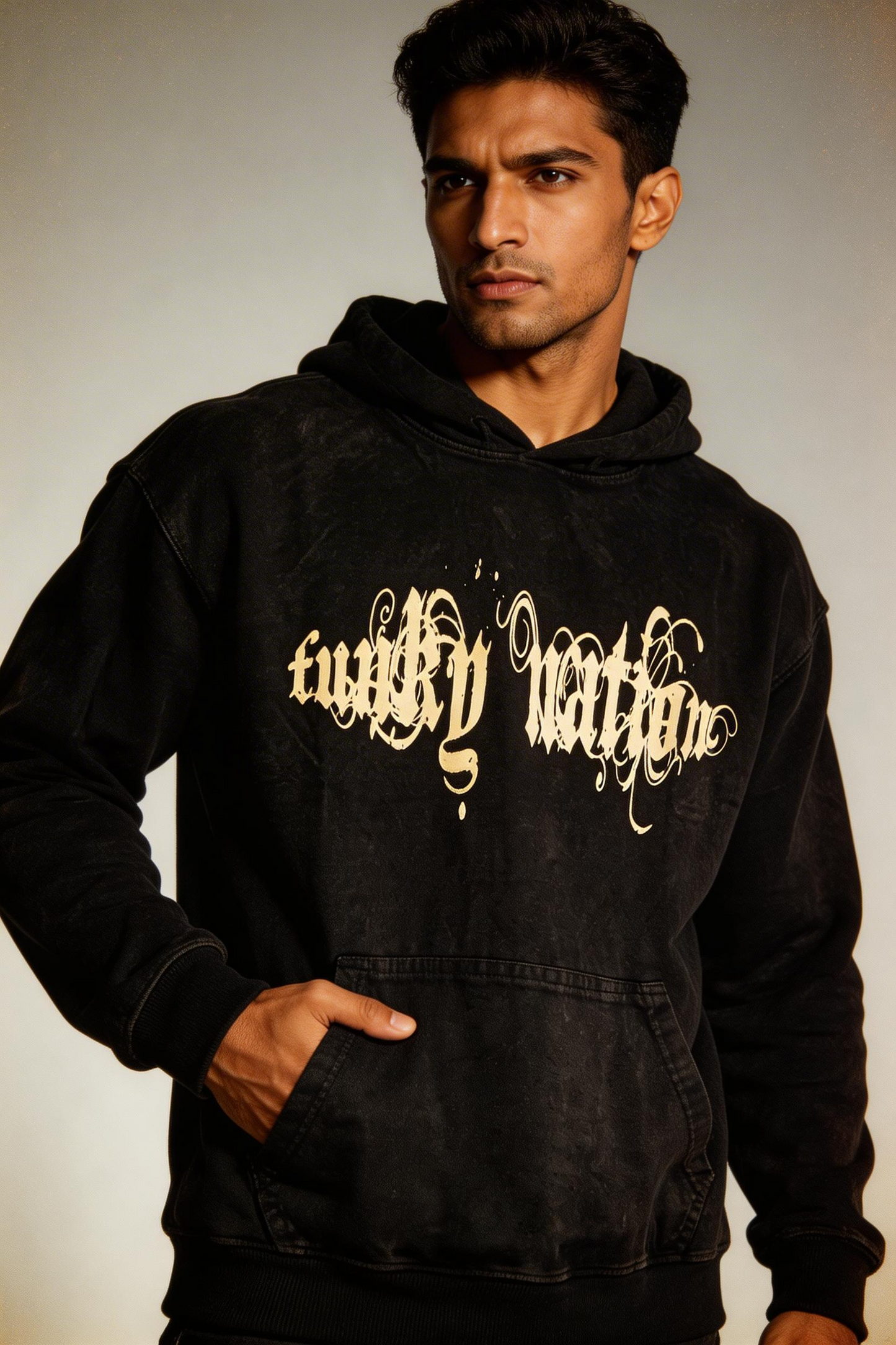 Box Cap Oversized Hoodie