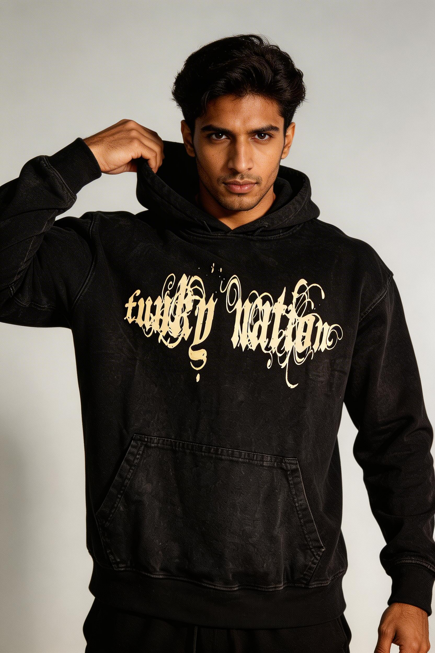 Box Cap Oversized Hoodie